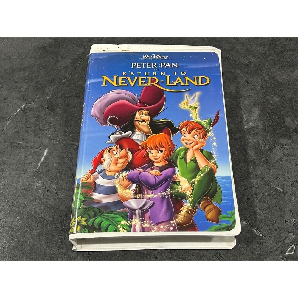 Disney Return to Never Land (VHS, 2002) Peter Pan Sequel